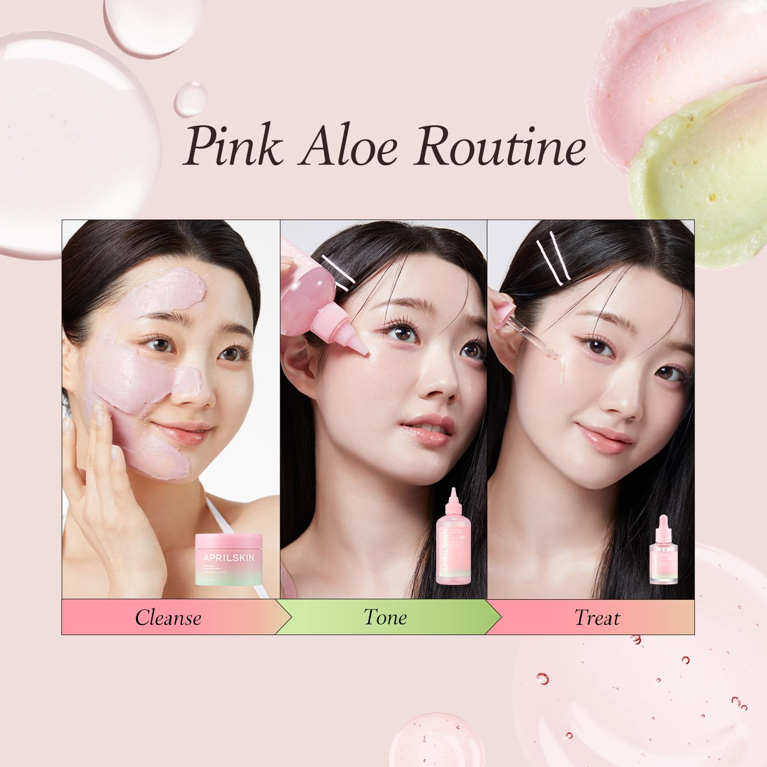 APRILSKIN utilisation quotidienne facile et agréable.