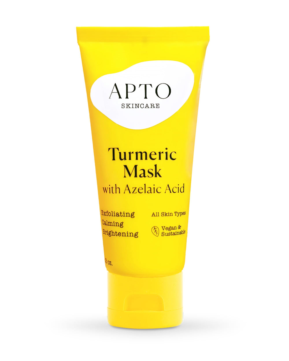 APTO Curcuma masque visage – application facile pour un teint lumineux et uniforme.