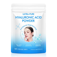 APUUFYQC Poudre Hyaluronique Visage, emballage prêt à l'emploi pour soins.