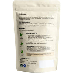 Aqia Organics Terre Fuller poudre — soin purifiant pour pores visibles et teint frais.