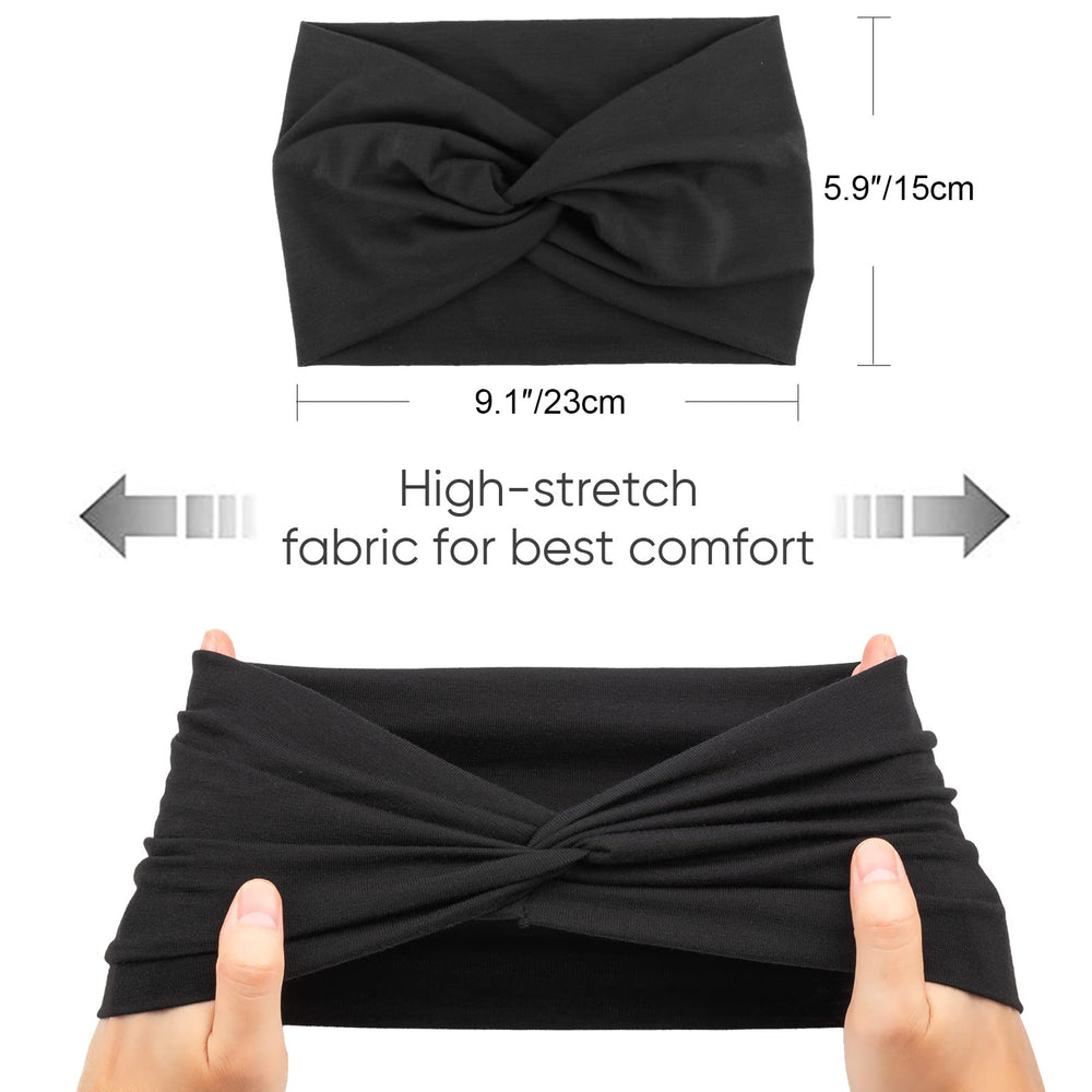 AQOKKA bandeau design croisé pour un look chic et polyvalent.