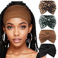 AQOKKA bandeau-turban extra-large pour femmes, confort et tenue anti-glisse au quotidien.