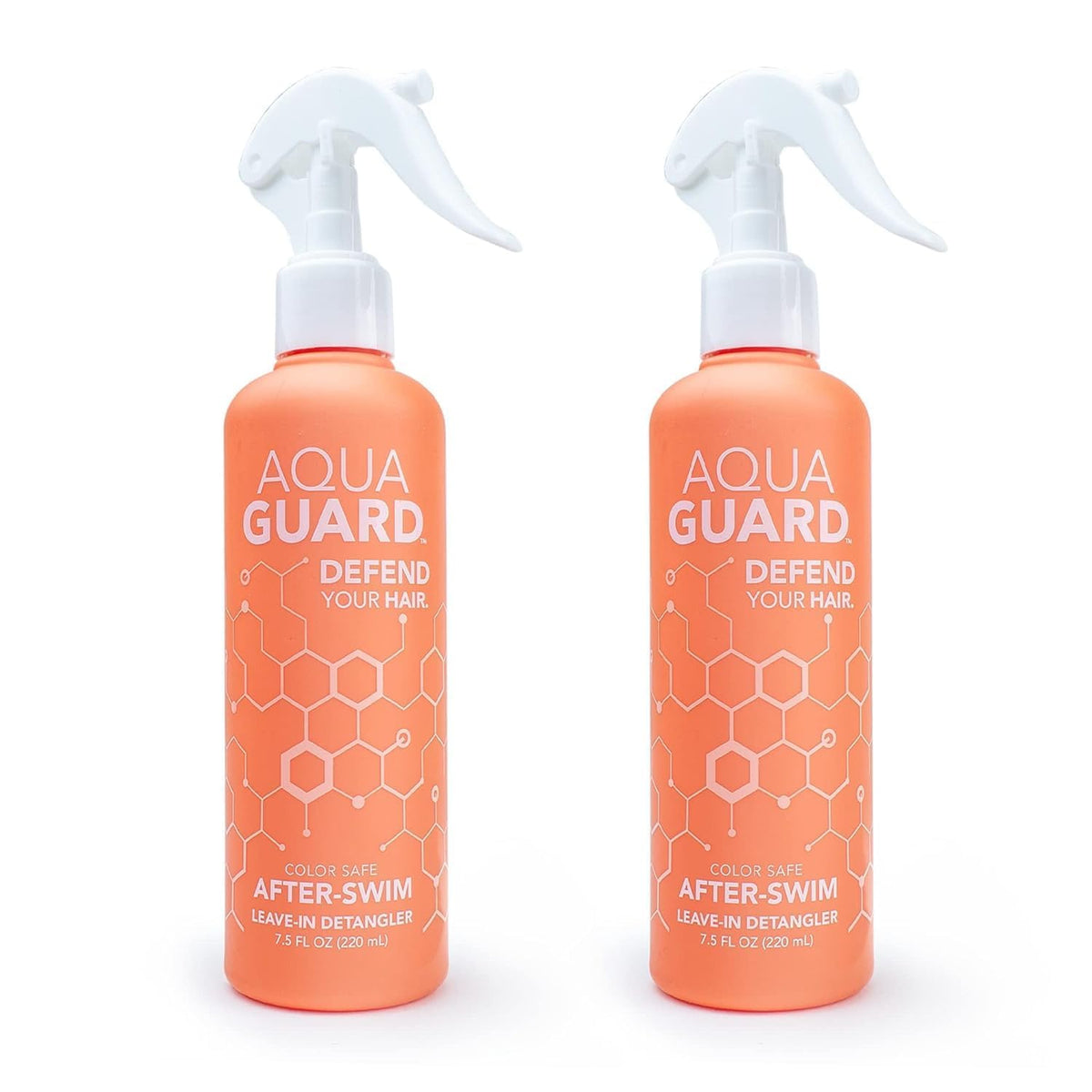 Démêlant Aqua Guard après-nage présenté en flacon 2-pack pour cheveux faciles à coiffer.