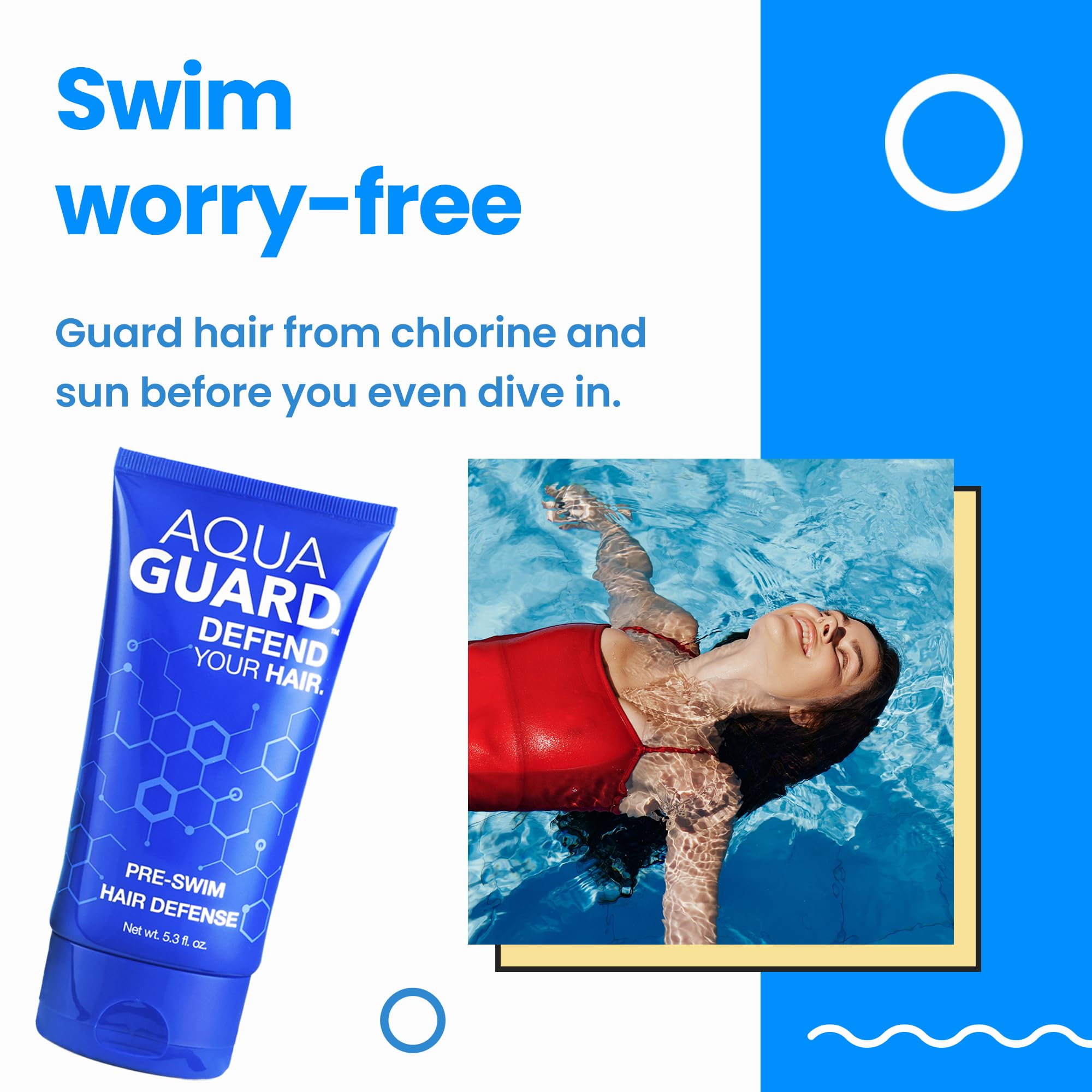 AQUA GUARD Ingrédients doux – soin quotidien adapté aux cheveux colorés.