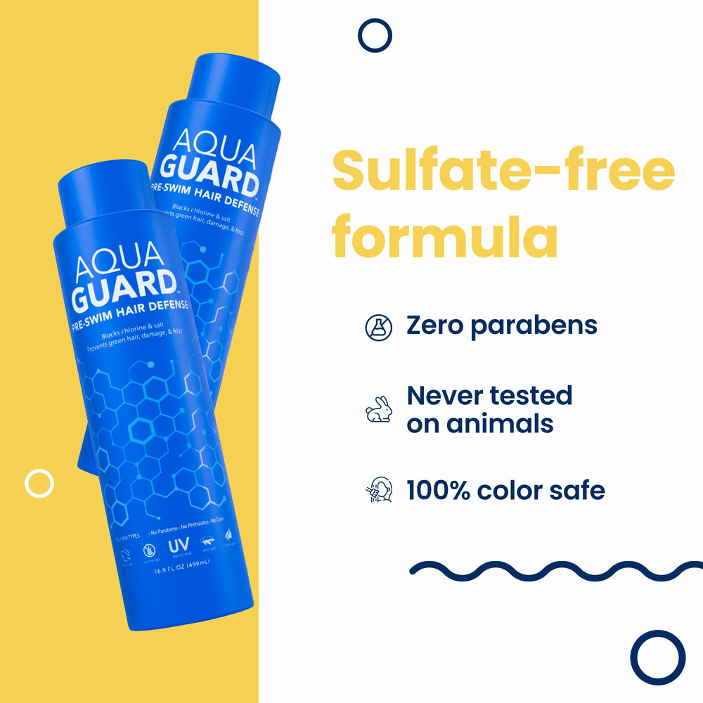 Conçu pour préserver douceur et souplesse des cheveux pendant la natation.