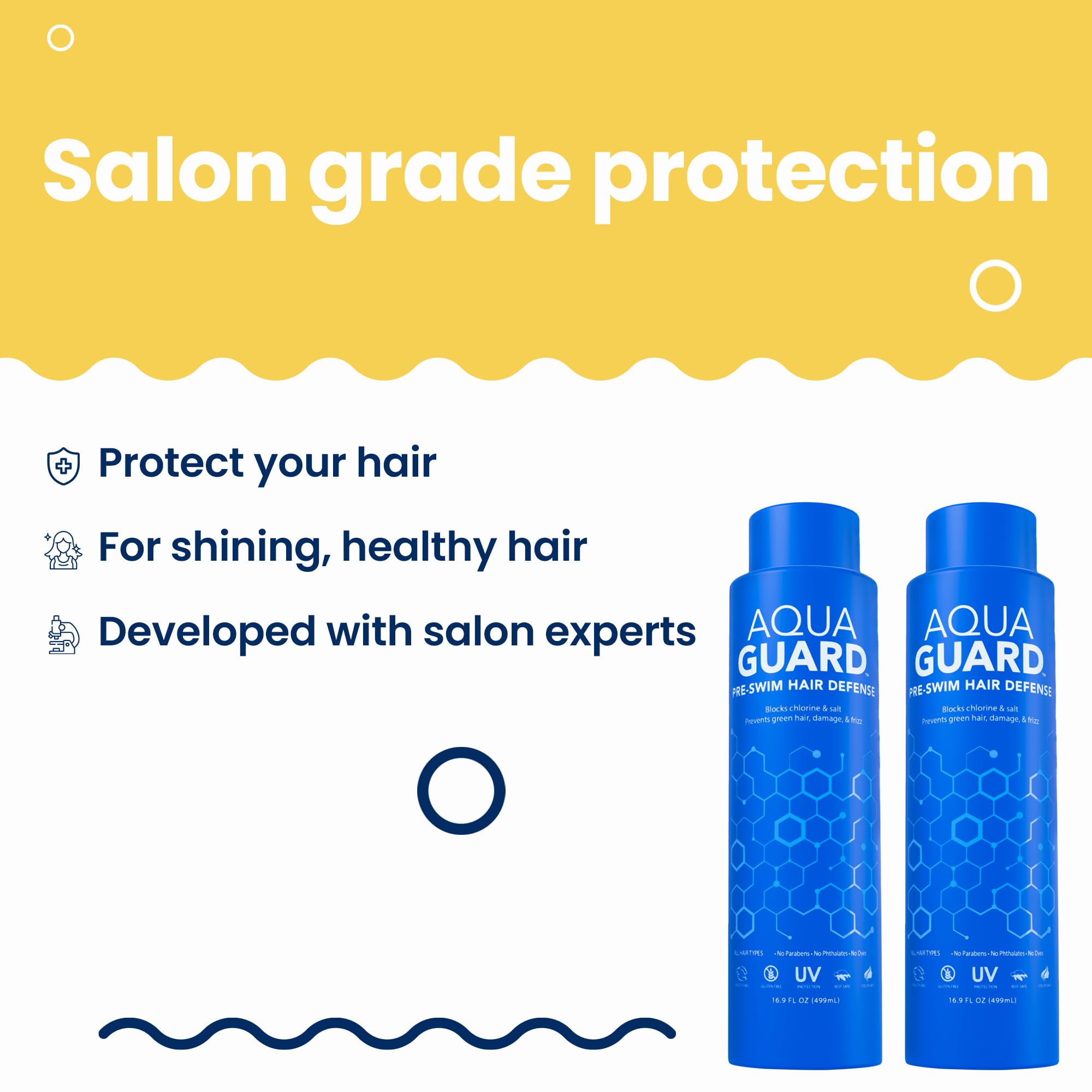Utilisation simple: appliquer sur longueurs et pointes avant la baignade.