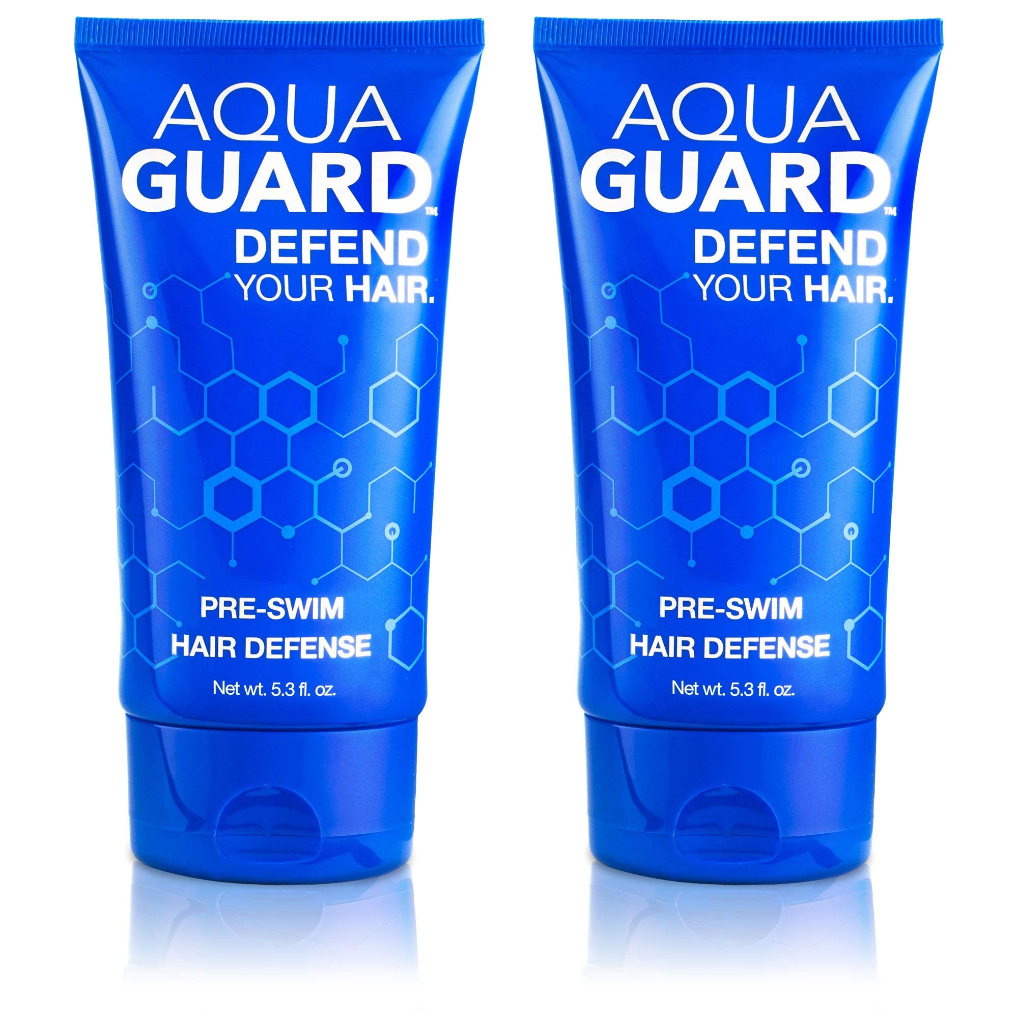 AQUA GUARD protection-cheveux-avant-natation réduit l'effet du chlore.