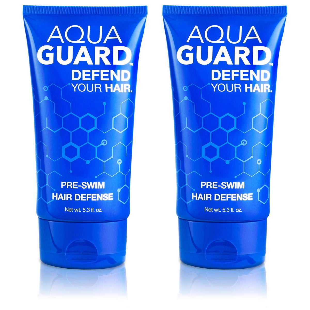 AQUA GUARD protection-cheveux-avant-natation réduit l'effet du chlore.