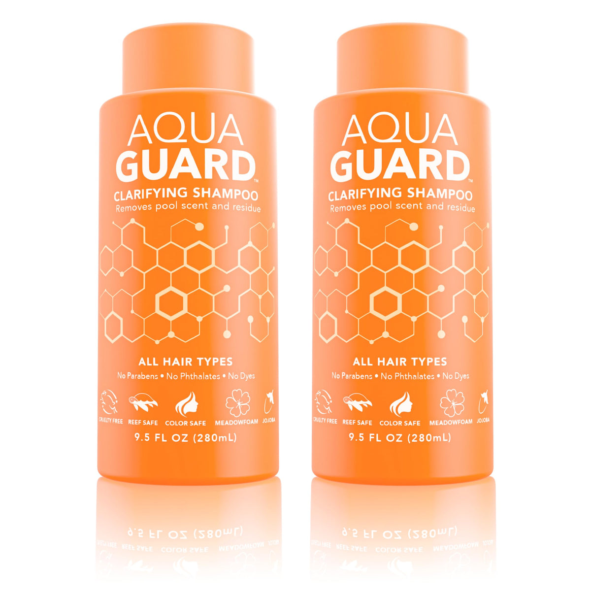 Aqua Guard Shampoing clarifiant : bouteille clarifiant prête pour le rinçage après piscine.