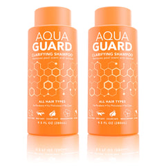 Aqua Guard Shampoing clarifiant : bouteille clarifiant prête pour le rinçage après piscine.