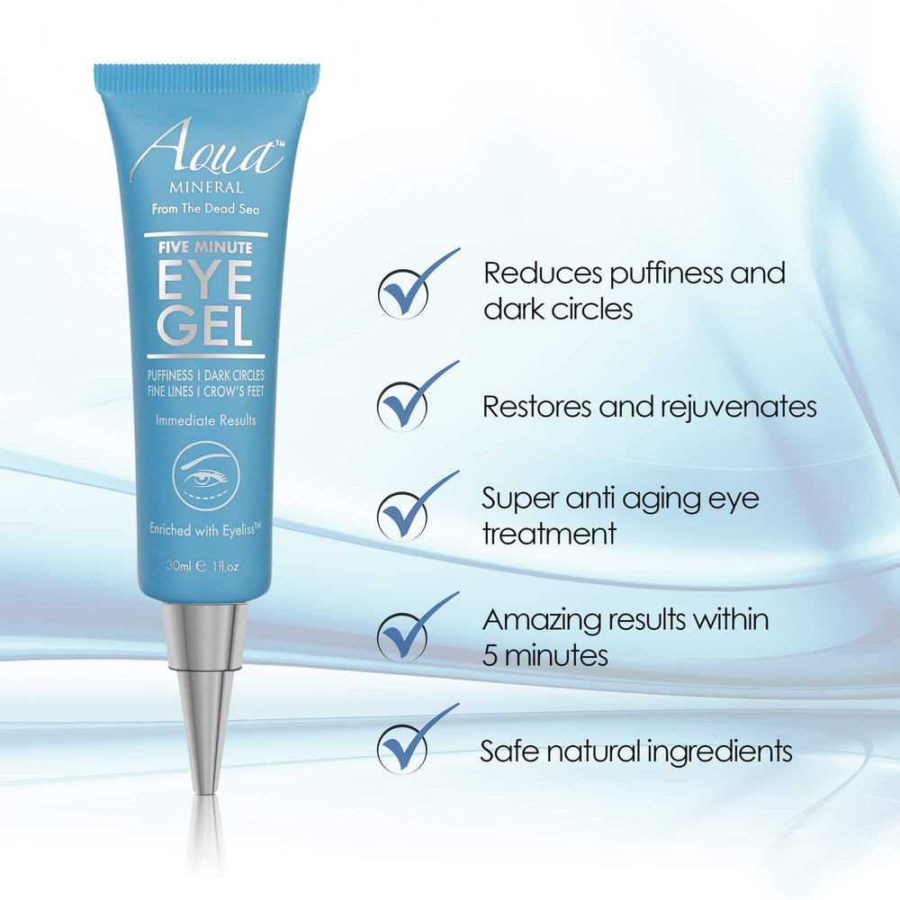Gel Aqua Mineral Yeux: formule sans parabènes et sans silicones