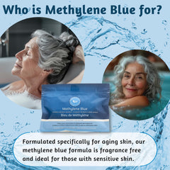Aqua Miraculorum Methylene Blue sachets dissolvables facilitant l experience bain.