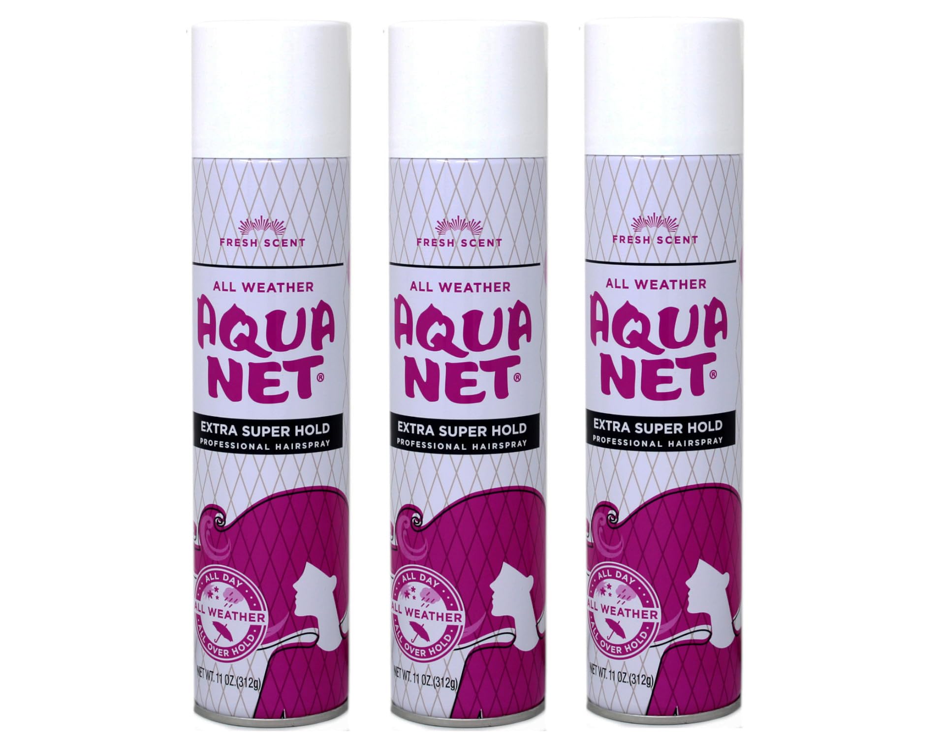 Aqua Net Professionnel – bouteille spray-cheveux Extra Fort; tenue durable toute la journée.