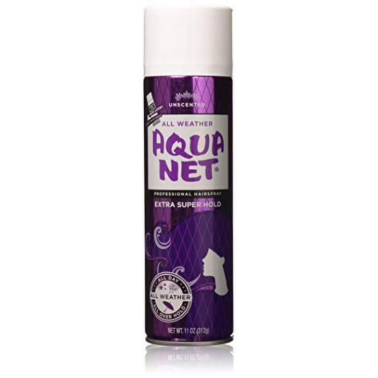 Aqua Net Extra Super Hold: aérosol 11 oz pour style fiable au quotidien.