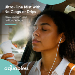 Aquableu, pulvérisation douce pour l’arrosage des plantes.