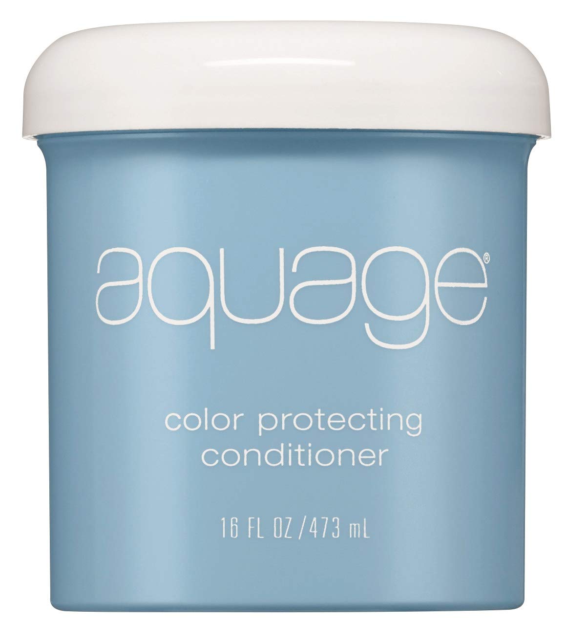 Conditionneur Aquage Protecteur de couleur, bouteille visible, apporte brillance durable et maintien de la teinte.