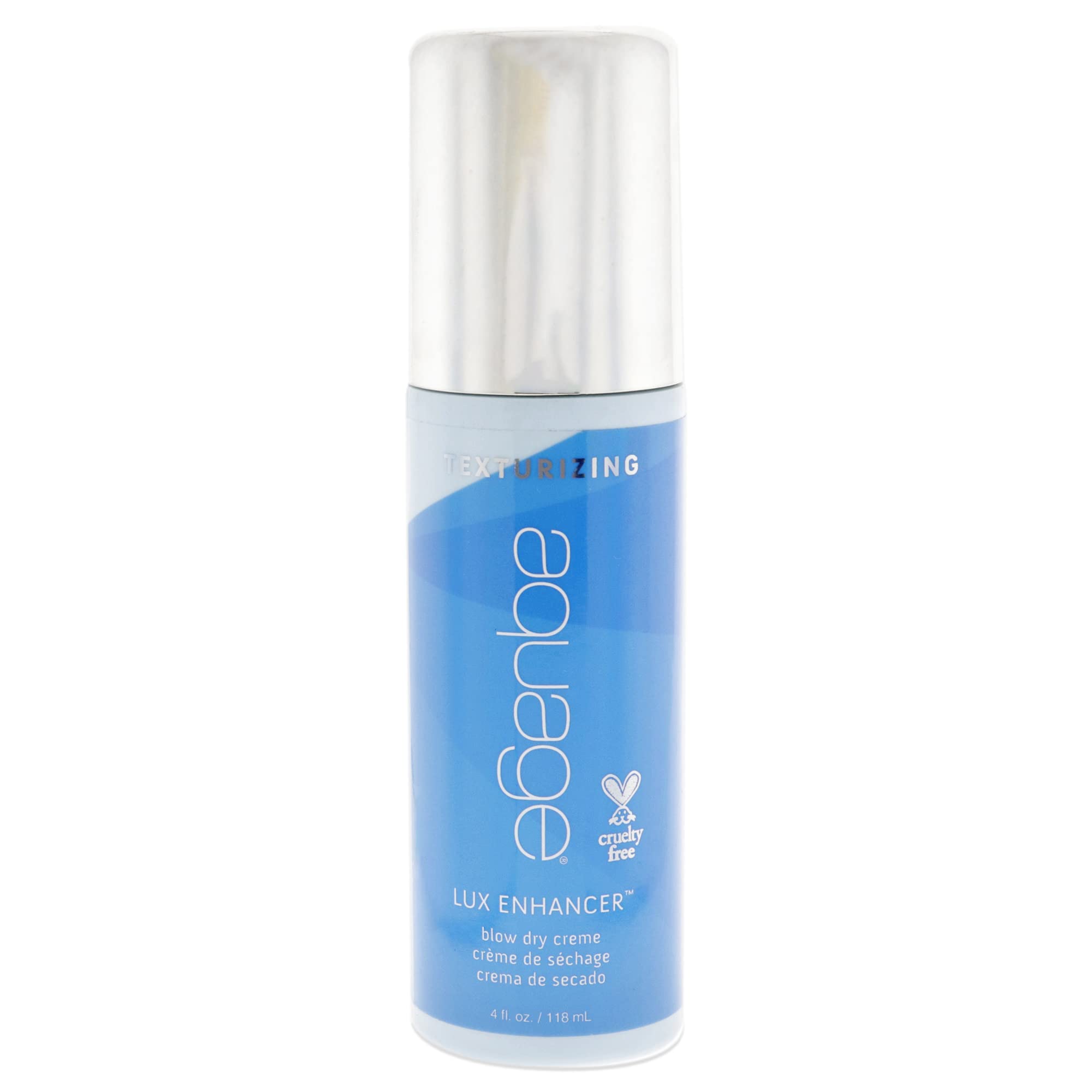 Bouteille Aquage Creme Coiffage pour seche-cheveux, prête à appliquer et apporte du volume