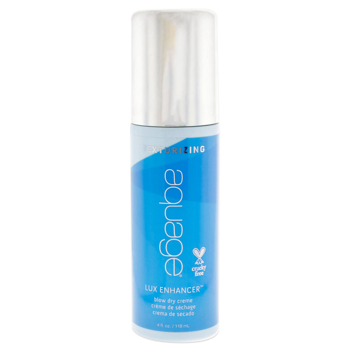 Bouteille Aquage Creme Coiffage pour seche-cheveux, prête à appliquer et apporte du volume