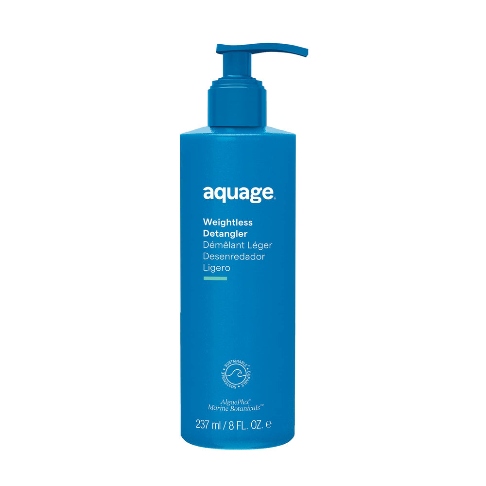 AQUAGE Démêlant Ultra-Léger – Bouteille élégante facilitant le démêlage sans alourdir.