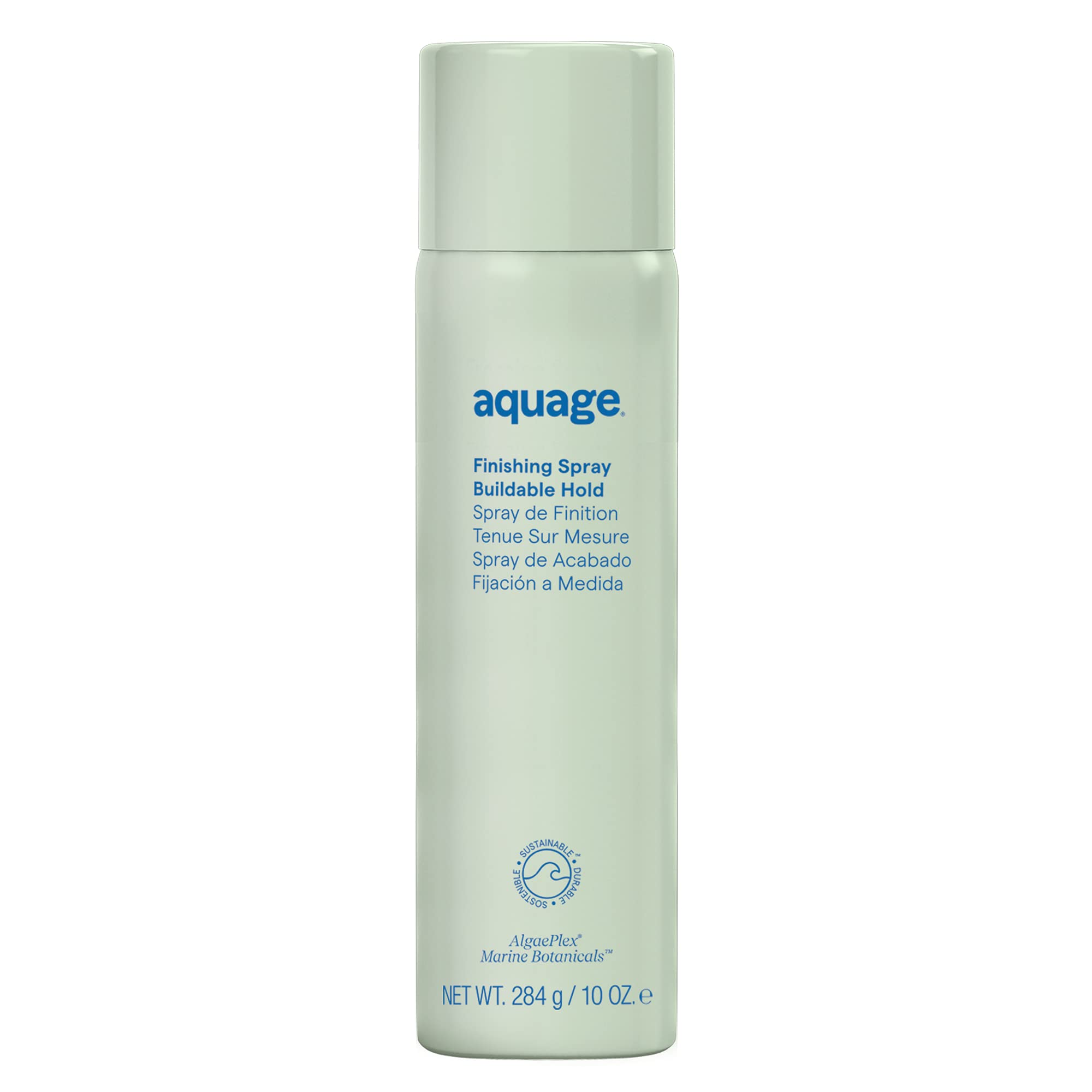 Aquage Finishing Spray brume ultra-fine pour une tenue durable et une brillance maximale.