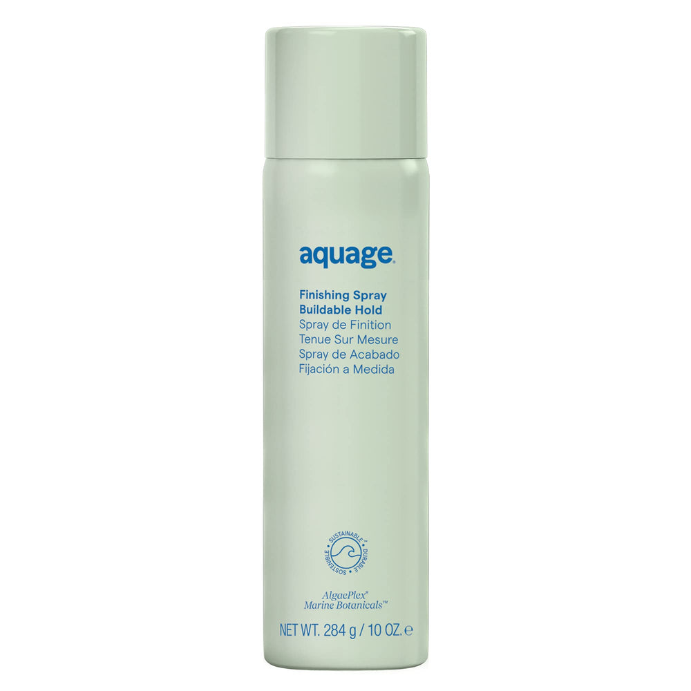 Aquage Finishing Spray brume ultra-fine pour une tenue durable et une brillance maximale.