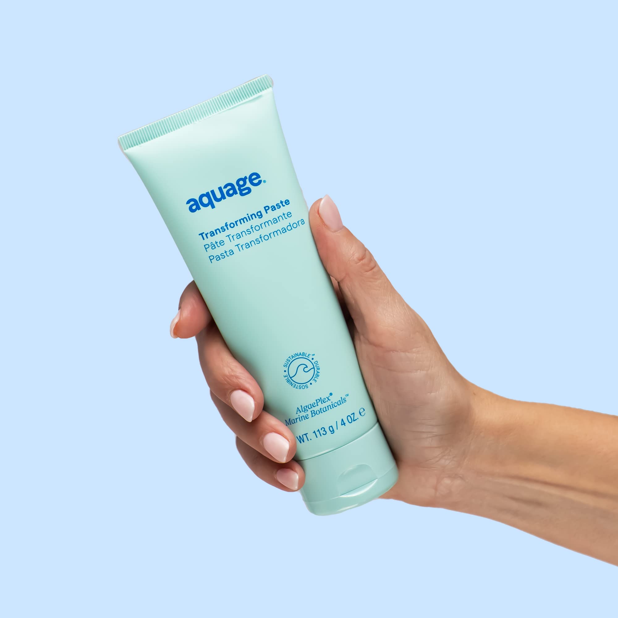 Aquage Pâte Transformante boucles définies sans gras.