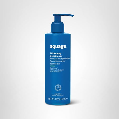Aquage SeaExtend Conditionneur Épaississant prêt à compléter votre routine capillaire quotidienne.