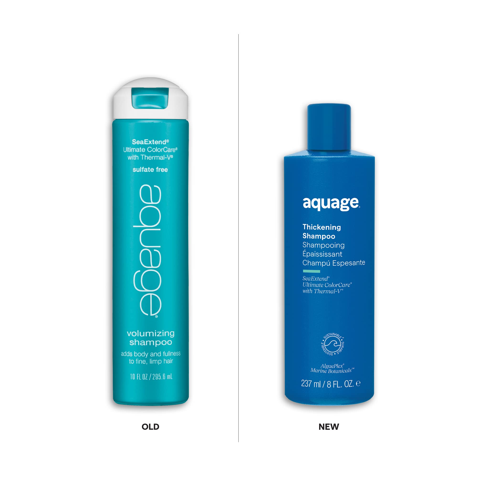 Aquage SeaExtend lavage-cheveux-fins procure une sensation légère et du tonus.