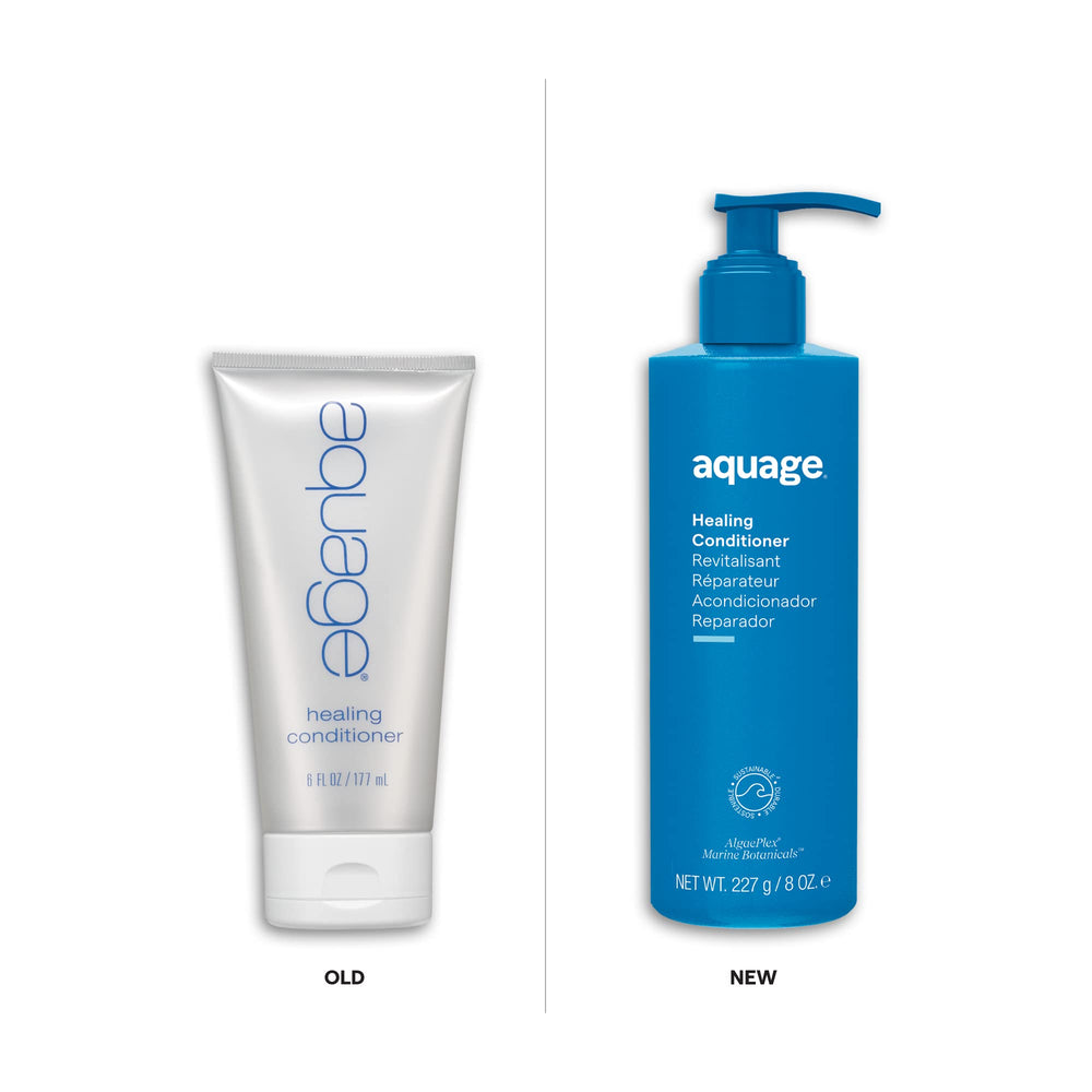 Algues Algueplex visibles, infusion nourrissante Aquage pour cheveux.