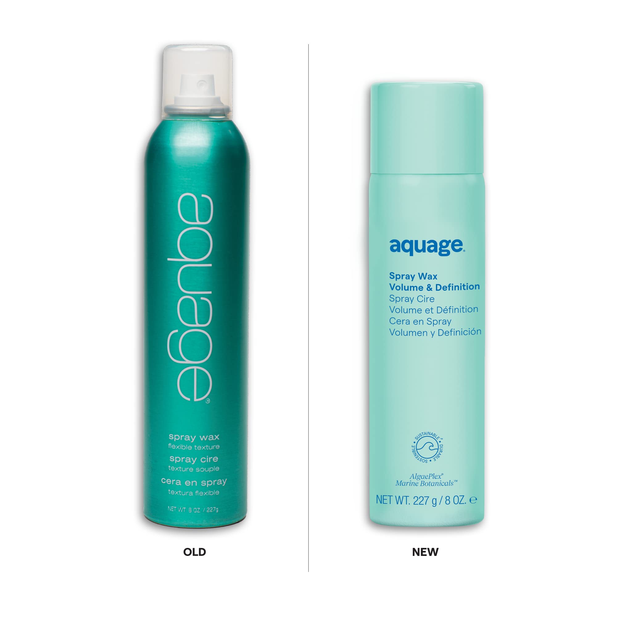 Aquage Spray Wax brume sur cheveux pour texture légère et volume.