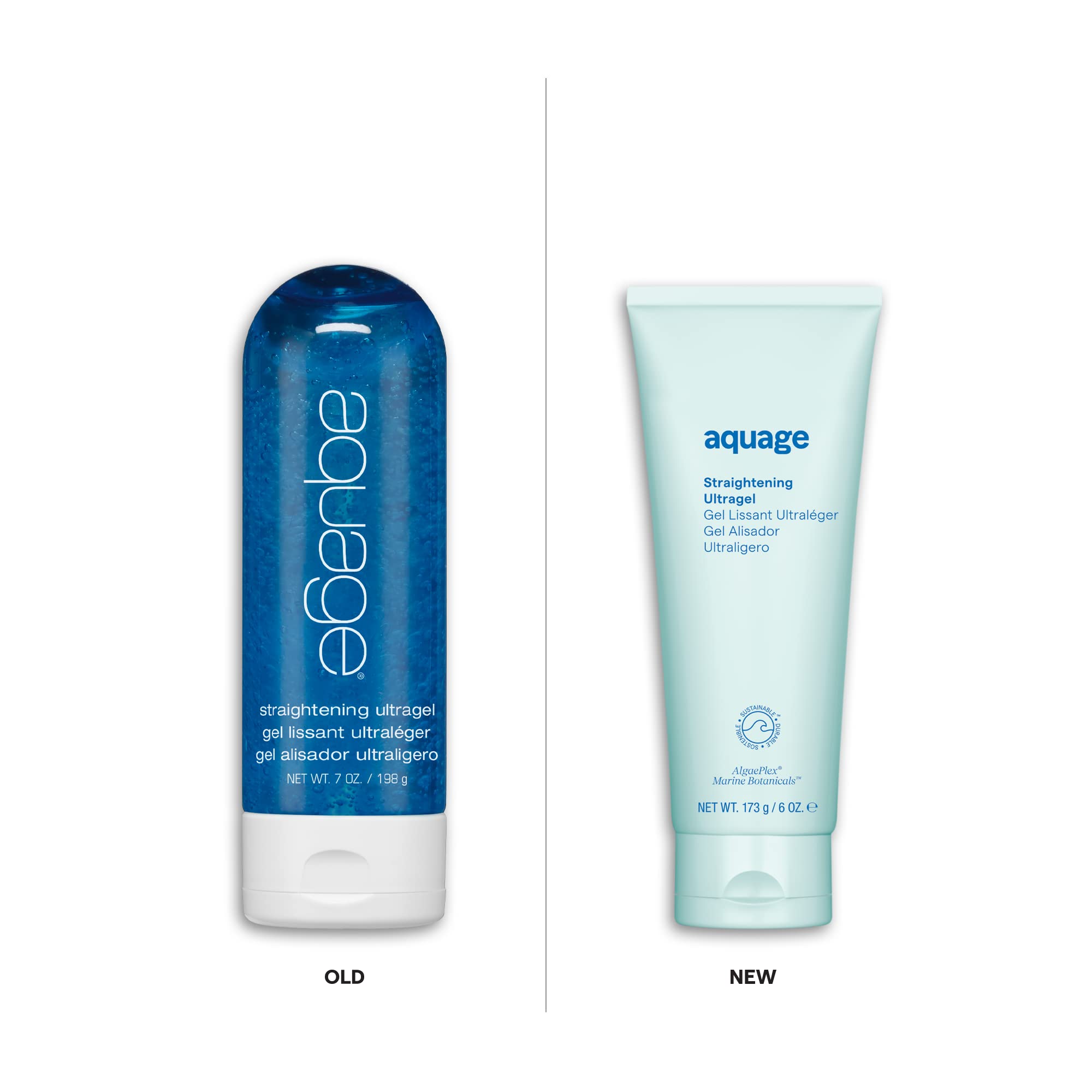 Mains appliquant Aquage Ultragel sur les longueurs.