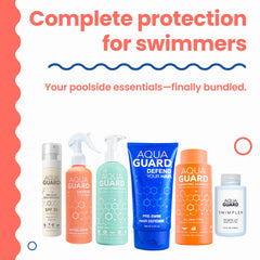 AQUA GUARD après-nage shampoo, élimine le chlore et restaure douceur.