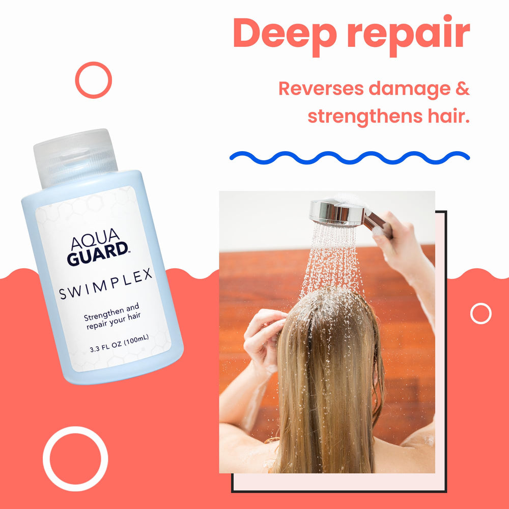 AQUA GUARD kit nage-cheveux, solution complète pour cheveux protégés.