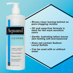 Aquanil sept ingrédients: formule simple et non comédogène.