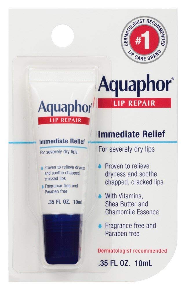 Baume à lèvres Aquaphor Lip Repair – ensemble de 6 sticks, hydratation rapide et confort