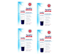 Aquaphor Lip Repair tube front view for quick moisture and soothing relief on dry lips.