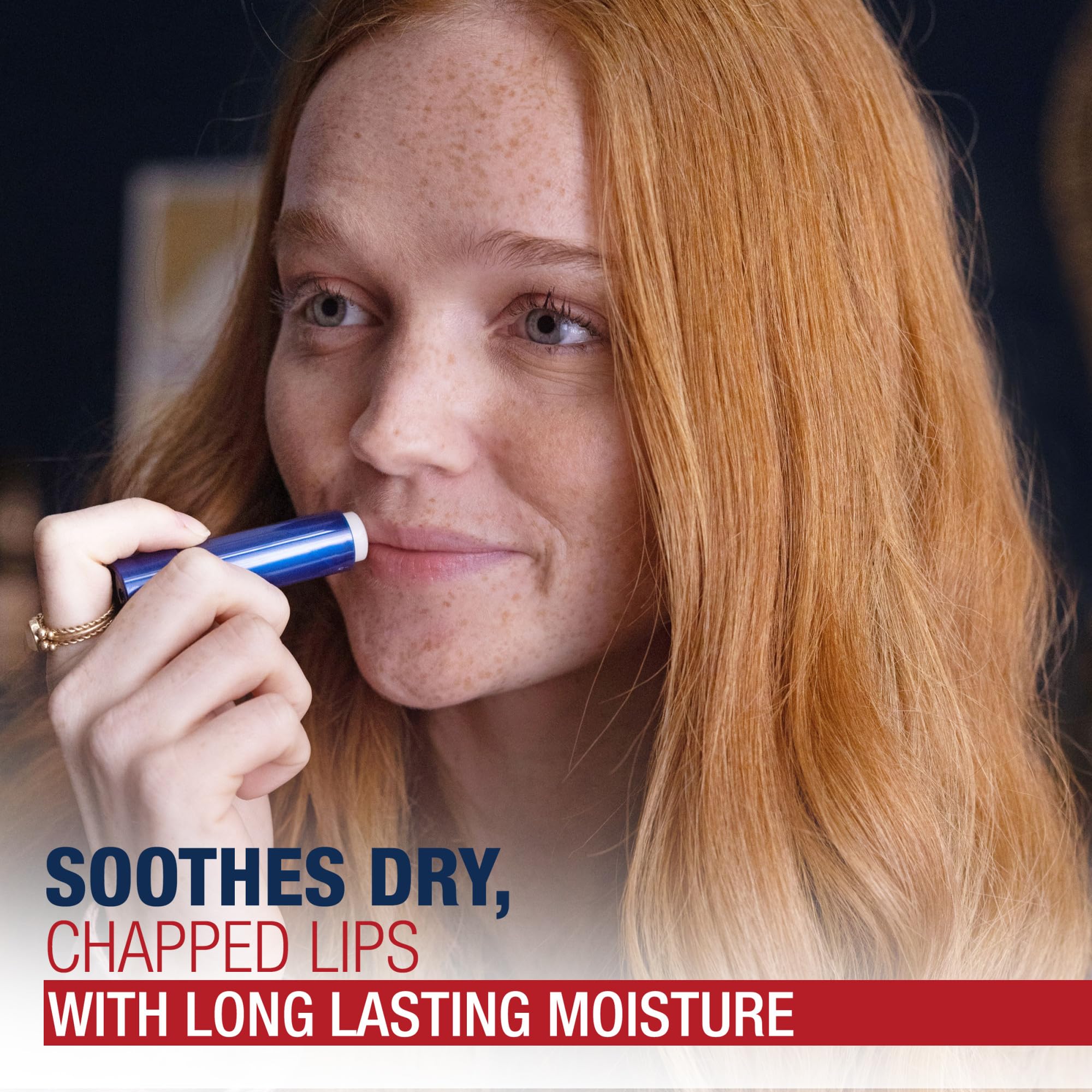 Application fluide Aquaphor Lip Repair, réconfort immédiat.