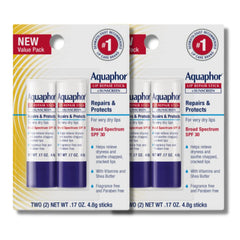 Stick réparation lèvres Aquaphor, glisse douce et réconfortante.