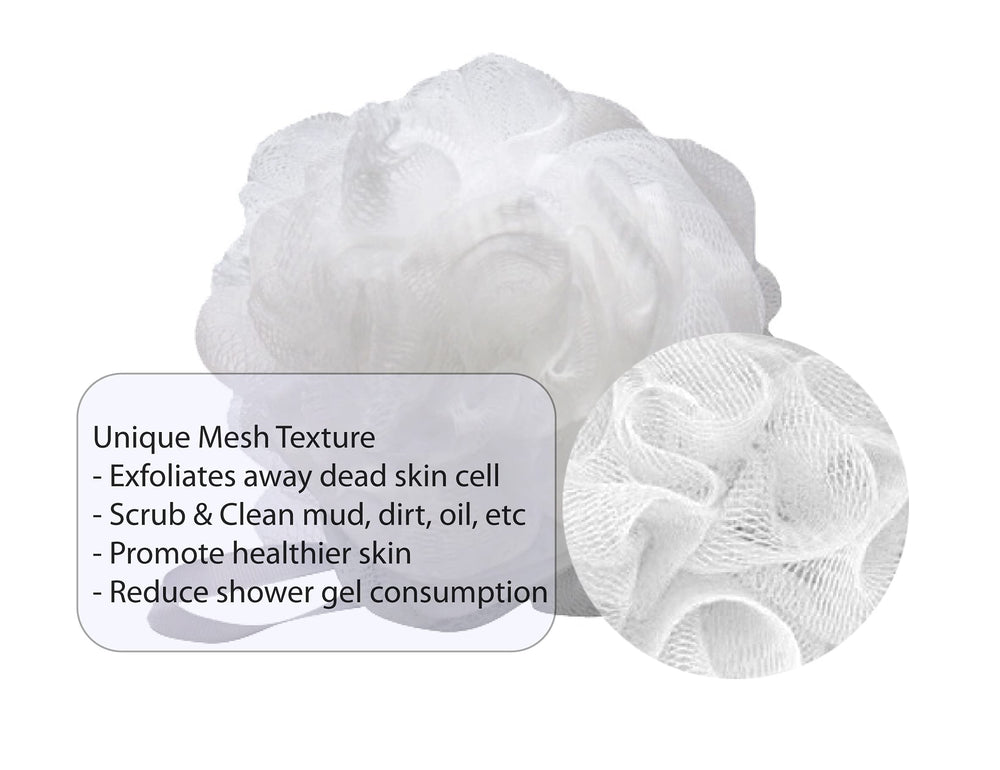 Éponge Aquasentials maillage douche couleurs assorties pour tous les goûts.