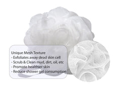 Éponge Aquasentials maillage douche couleurs assorties pour tous les goûts.