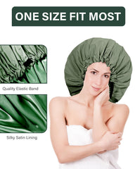 Aquior bonnet-douche-interieur-satin: doublure satinée douce.