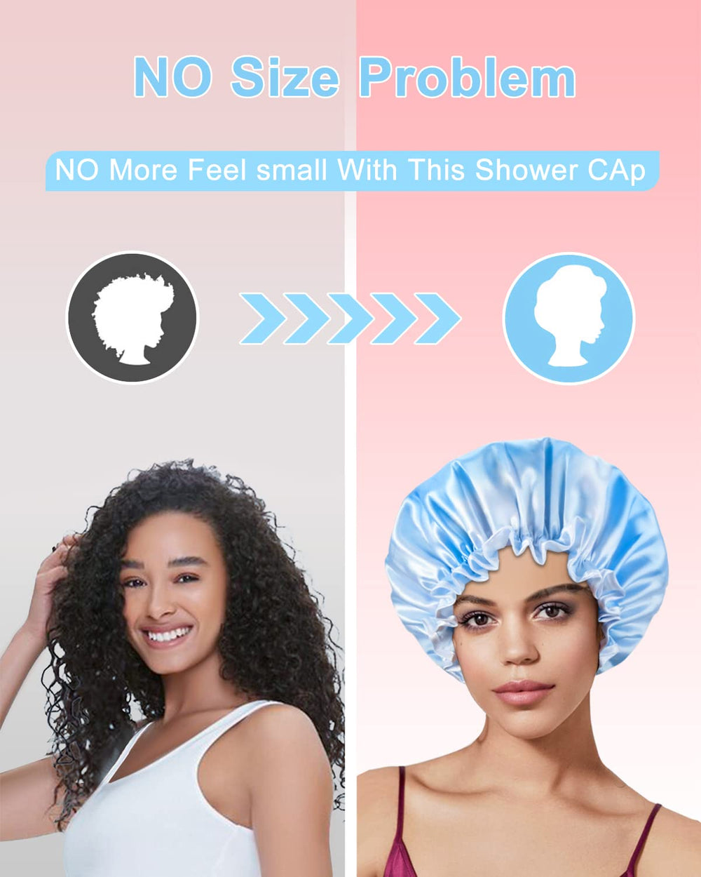 Bonnet Aquior usage multiple: douche, spa, maquillage et soins.