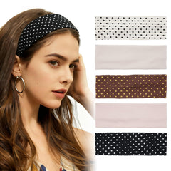 Aranya bandeau pois : confort quotidien et style décontracté.