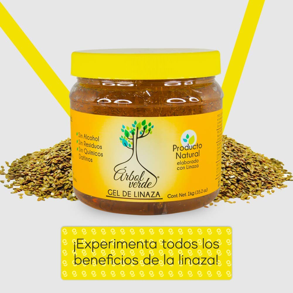 Arbol Verde Gel Linseed: brillance subtile sur cheveux après coiffage.