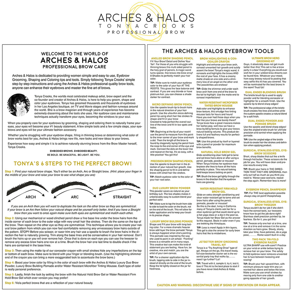 Arches & Halos teinte brun chaud adaptée aux looks quotidiens.