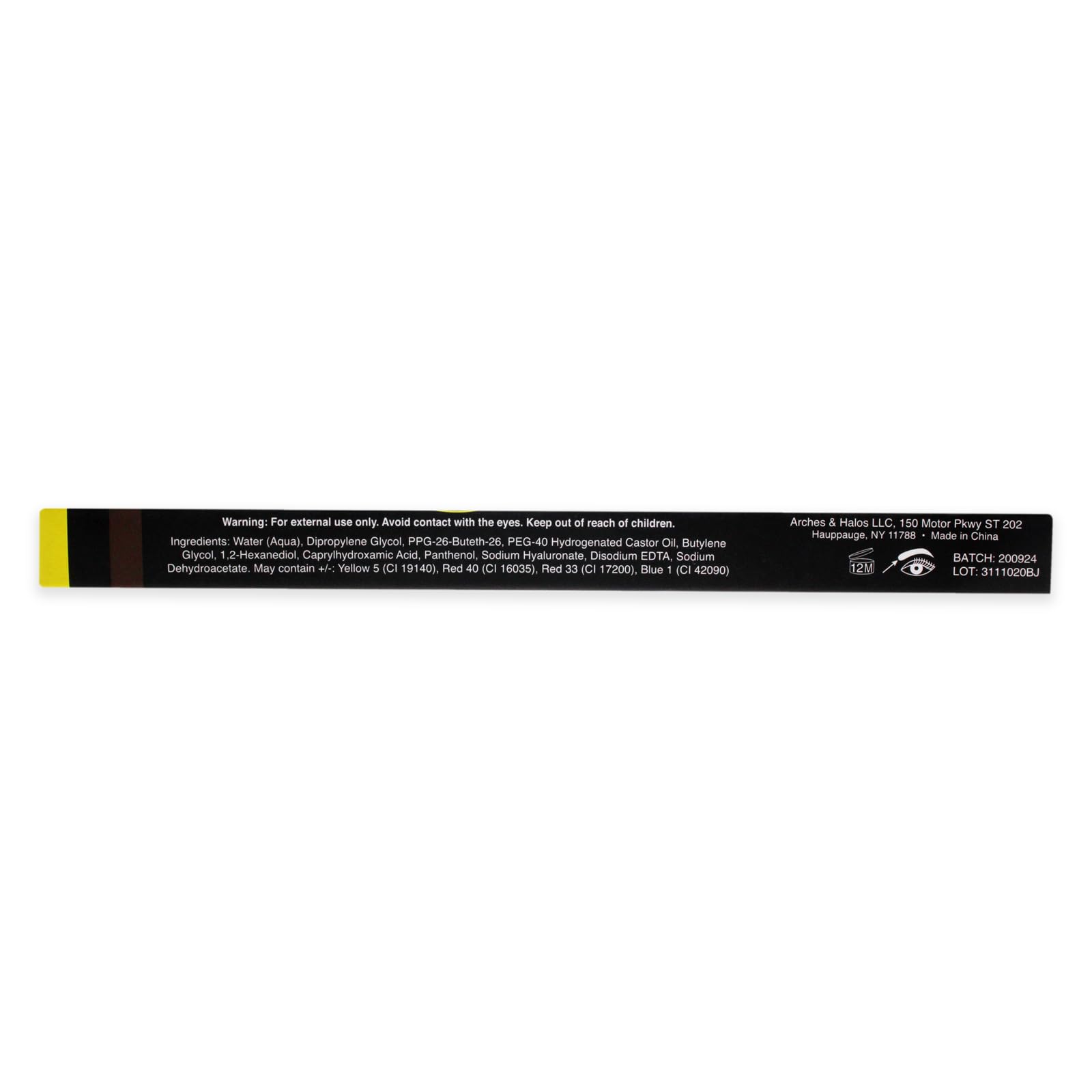 Arches & Halos securite ophthalmologique et dermatologique pour yeux sensibles.