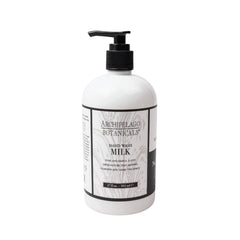 Archipelago Botanicals Savon pour les mains au lait – bouteille avec pompe, hydratation quotidienne.