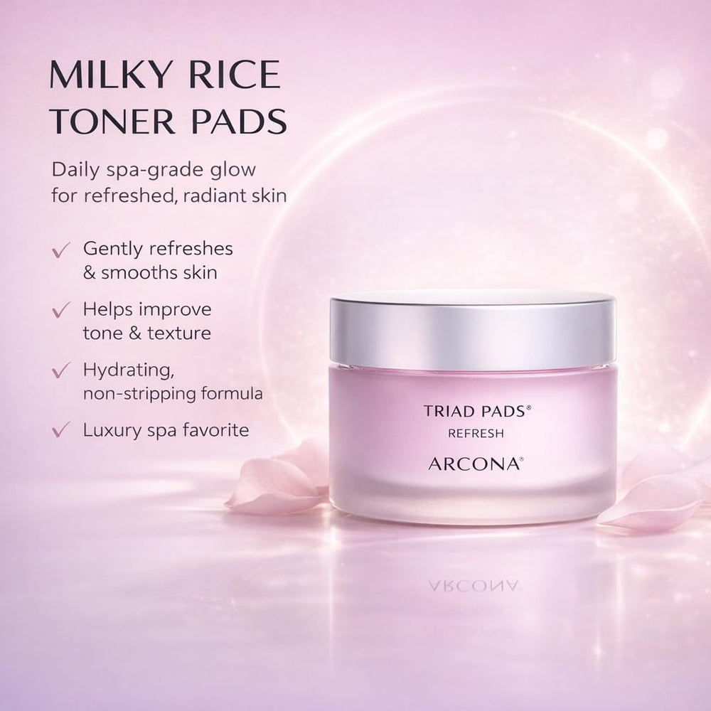 ARCONA réduction des pores: texture affinée et peau plus lisse.