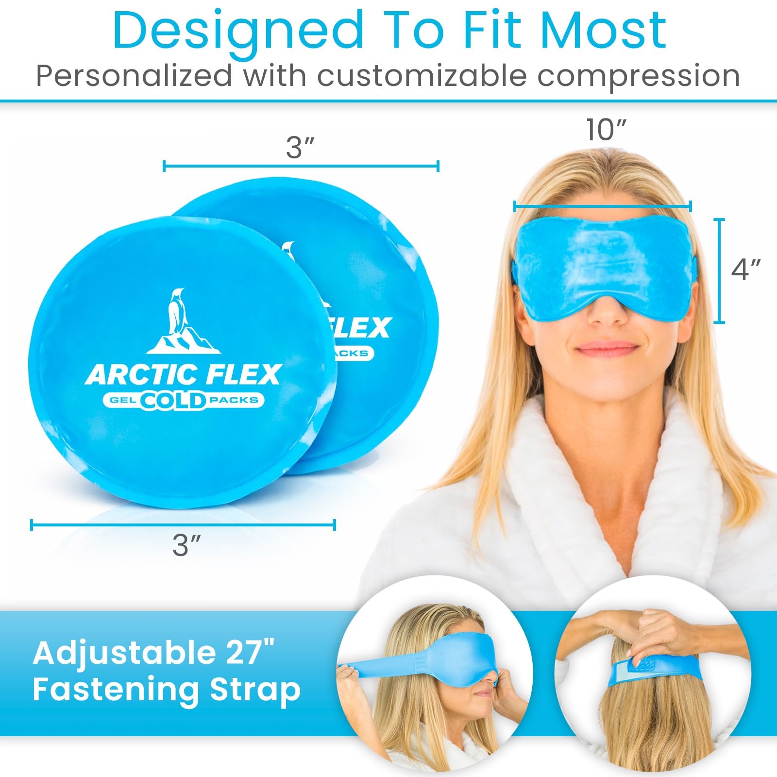 Arctic Flex masque sans latex pour peau sensible, confort durable