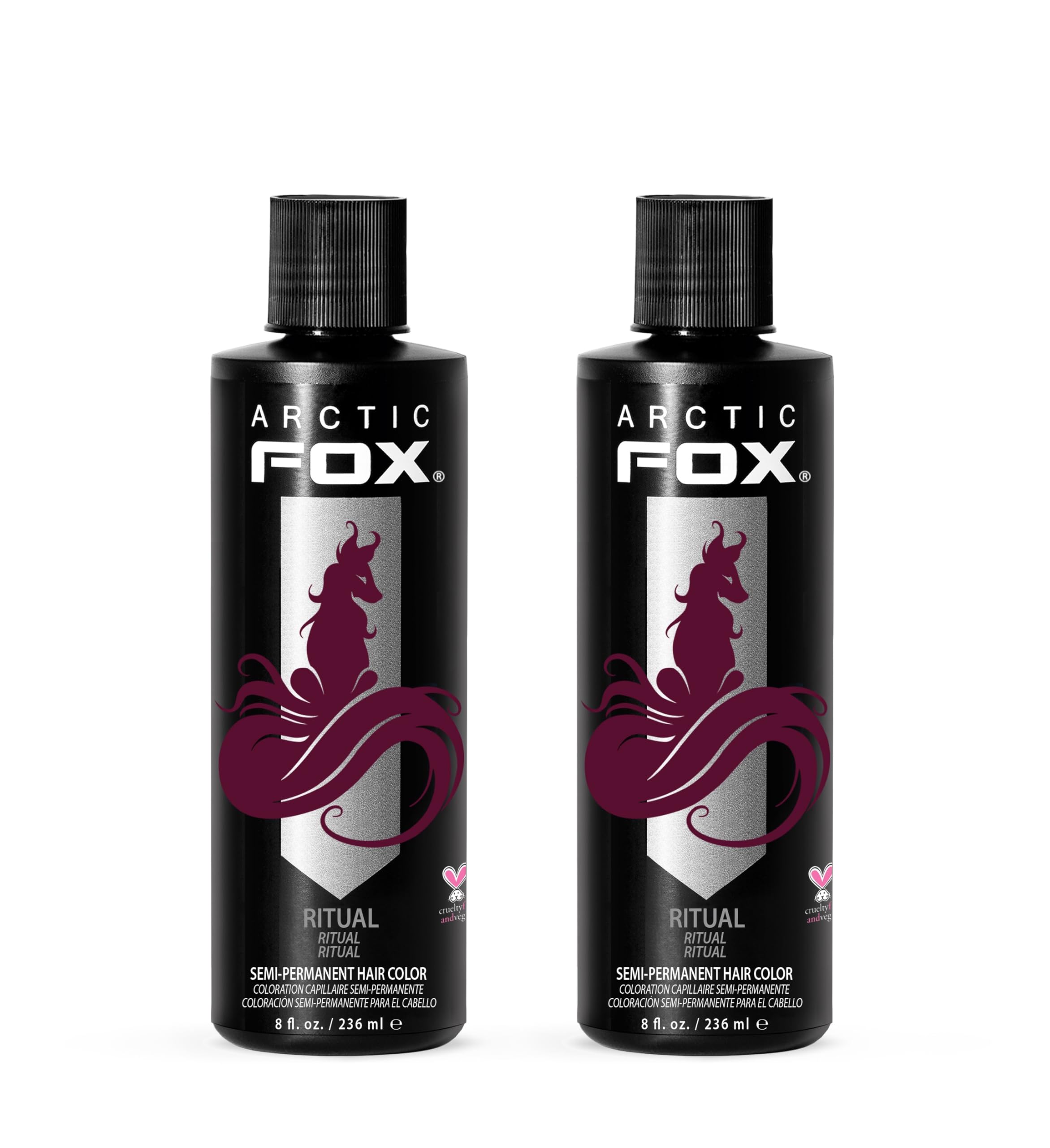 ARCTIC FOX colorant cheveux Bordeaux bouteille, pigmentation riche et longue tenue.
